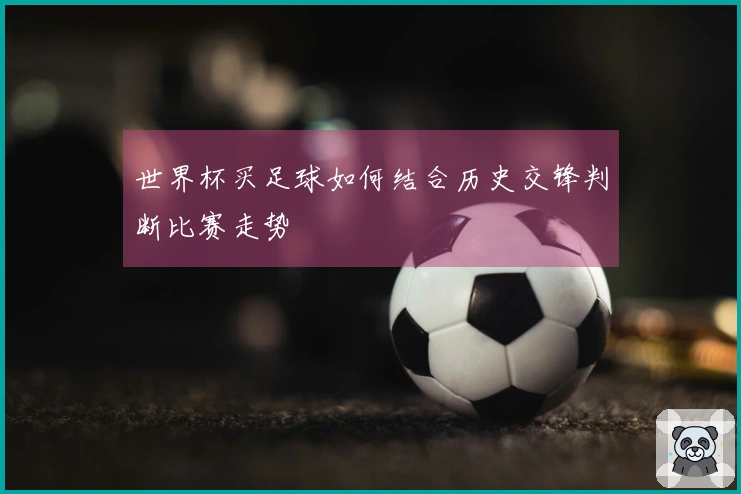 世界杯买足球如何结合历史交锋判断比赛走势